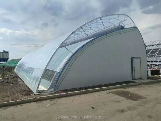 Lange 50-120 m dubbel geïsoleerde commerciële zonne-energie kas voor winter en koude gebieden
