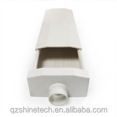 Hydroponisch groeisysteem 100*50mm NFT PVC-pijp Verticale landbouw met witte accessoires
