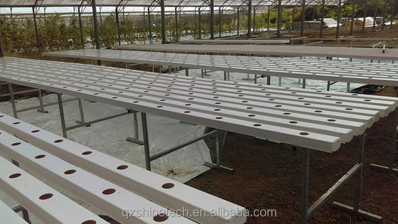 Horizontaal PVC-NFT-kanaal voor hydroponische groentenverbouwing op maat