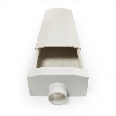 Video-inspectie 100 * 50 mm PVC-plantgroef voor aangepaste NFT-hydroponics