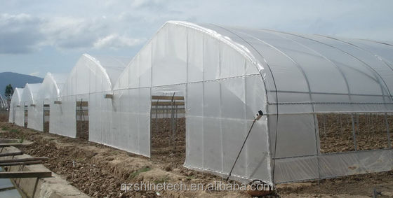 150/200 Micron Plastic Film Multi Span Serre voor groenten en bloemen