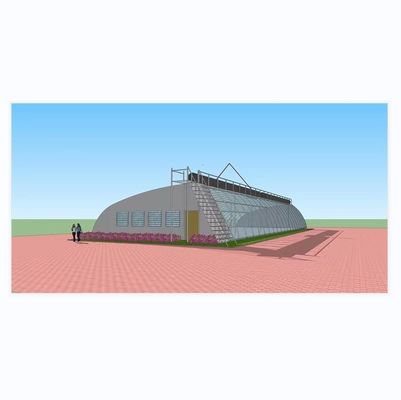 8m-16m Breedte PE-kweekhuis voor winterisolatie Plant van aardbeien en dekens