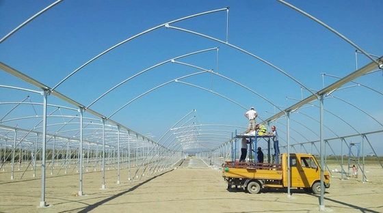 Grote zaagtand kas Scheertechnisch Poly Tunnel Tropische kas met ventilatie